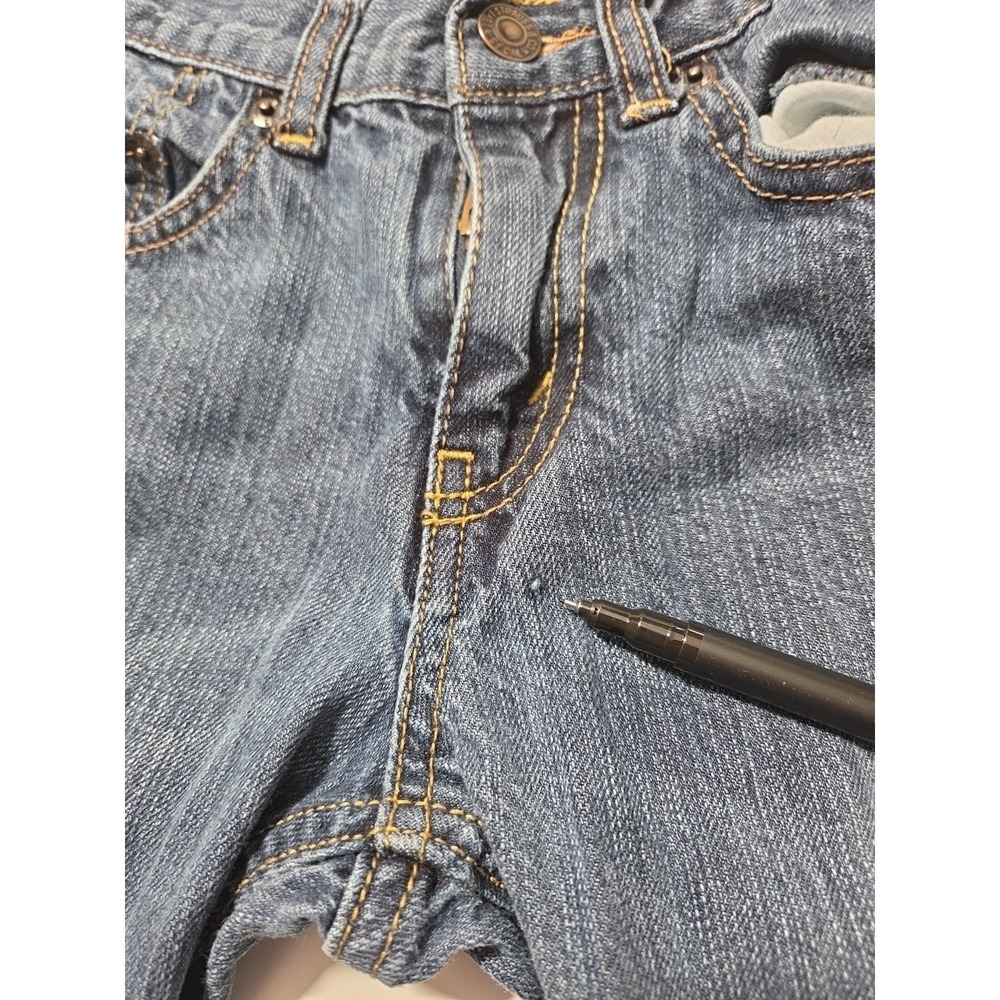 Youth 505 Levi's 10 Slim 23" X 25" Straight Leg‎ Denim Jeans Pants CG - Picture 3 of 9